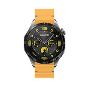 20mm Kalebol Wave Stitch Silicone Watch Band(Yellow)