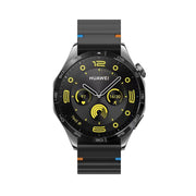 20mm Kalebol Wave Stitch Silicone Watch Band(Black)