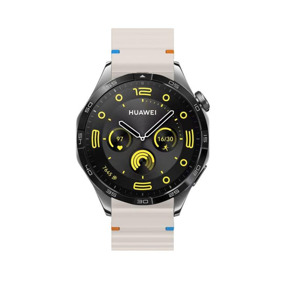20mm Kalebol Wave Stitch Silicone Watch Band(Starlight)