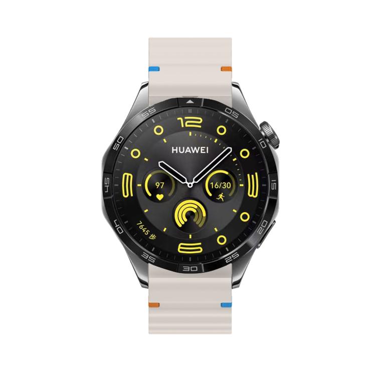 20mm Kalebol Wave Stitch Silicone Watch Band(Starlight)