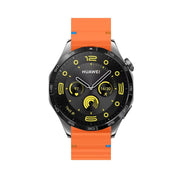22mm Kalebol Wave Stitch Silicone Watch Band(Orange)