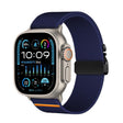 For Apple Watch 46mm / 49mm / 45mm / 44mm Kalebol Parachute Buckle Elastic Nylon Watch Band(Midnight Blue) - free shipping - PMc TechLife - Order now!