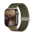 For Apple Watch 42mm / 41mm / 40mm / 38mm Kalebol Parachute Buckle Elastic Nylon Watch Band(Army Green) - free shipping - PMc TechLife - Order now!