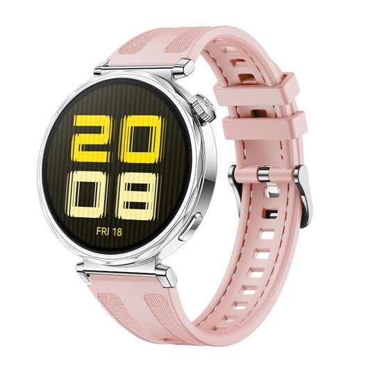 18mm Kalebol Composite Silicone Watch Band(Pink) - 18mm Bands by Kalebol | Online Shopping South Africa | PMC Jewellery | Buy Now Pay Later Mobicred