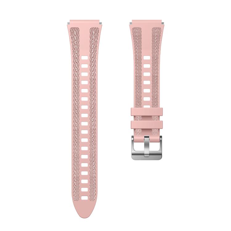 18mm Kalebol Composite Silicone Watch Band(Pink) - 18mm Bands by Kalebol | Online Shopping South Africa | PMc TechLife | Buy Now Pay Later Mobicred