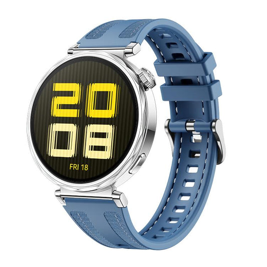 18mm Kalebol Composite Silicone Watch Band(Light Blue) - free shipping - PMC Jewellery - Order now!