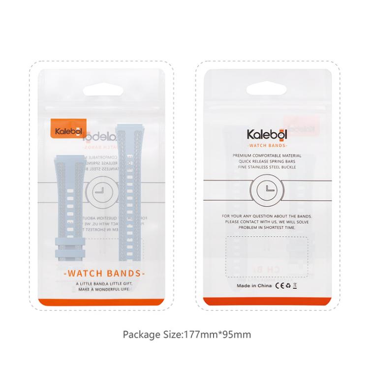 18mm Kalebol Composite Silicone Watch Band(Starlight)