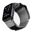 For Apple Watch 46mm / 49mm / 45mm / 44mm Kalebol Canvas Nylon Hook and Loop Watch Band(Grey) - free shipping - PMc TechLife - Order now!