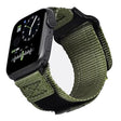 For Apple Watch 42mm / 41mm / 40mm / 38mm Kalebol Canvas Nylon Hook and Loop Watch Band(Army Green) - free shipping - PMc TechLife - Order now!