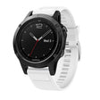 For Garmin QuickFit Kalebol 22mm Rhombus Texture Silicone Watch Band(White) - Watch Bands by Kalebol | Online Shopping South Africa | PMc TechLife | Buy Now Pay Later Mobicred
