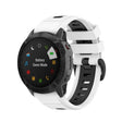 For Garmin QuickFit 20mm Kalebol Two-color Silicone Watch Band(White Black) - free shipping - PMc TechLife - Order now!