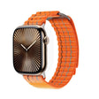 For Apple Watch 42mm / 41mm / 40mm / 38mm Kalebol  Dual-section Sports Nylon Loop Watch Band(Orange) - Watch Bands by Kalebol | Online Shopping South Africa | PMC TechLife | Buy Now Pay Later Mobicred