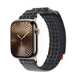 For Apple Watch 42mm / 41mm / 40mm / 38mm Kalebol  Dual-section Sports Nylon Loop Watch Band(Charcoal Grey) - free shipping - PMC TechLife - Order now!