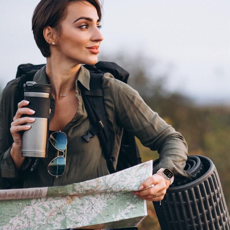 For Apple Watch 46mm / 49mm / 45mm / 44mm Kalebol  Dual-section Sports Nylon Loop Watch Band(White) - free shipping - PMC TechLife - Order now!