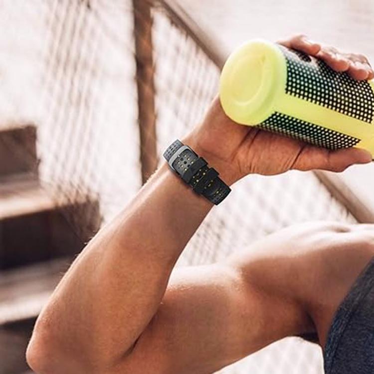 For Garmin QuickFit 26mm Kalebol Breathable Two-color Silicone Watch Band(Red Black) - free shipping - PMc TechLife - Order now!