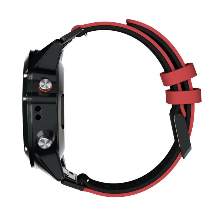 For Garmin QuickFit 26mm Kalebol Two-layer Silicone Watch Band(Red Black) - free shipping - PMc TechLife - Order now!