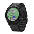 For Garmin QuickFit 22mm Kalebol Quick Release Silicone Leather Watch Band(Black) - free shipping - PMc TechLife - Order now!