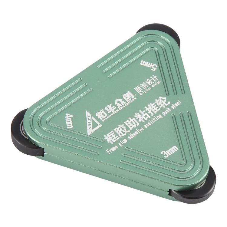 XHZC Middle Frame Waterproof Adhesive Assisting Push with 3 / 4 / 5mm Auxiliary Wheel - free shipping - PMC Jewellery - Order now!