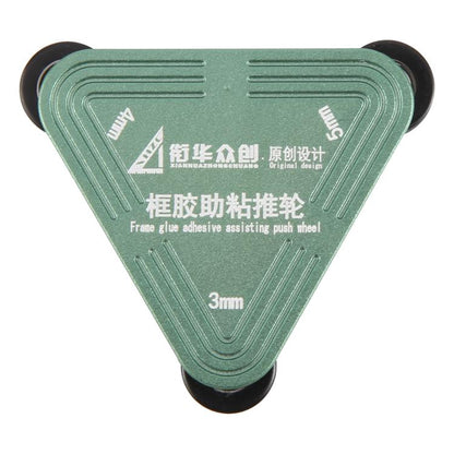 XHZC Middle Frame Waterproof Adhesive Assisting Push with 3 / 4 / 5mm Auxiliary Wheel - free shipping - PMC Jewellery - Order now!
