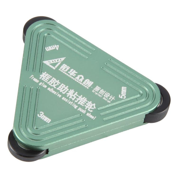XHZC Middle Frame Water-resistant Adhesive Assisting Push with 3 / 4 / 5mm Auxiliary Wheel