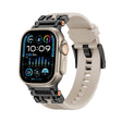 For Apple Watch 46mm / 49mm / 45mm / 44mm Kalebol Armor TPU Watch Band(Black Starlight) - free shipping - PMc TechLife - Order now!