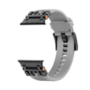 For Apple Watch 42mm / 41mm / 40mm / 38mm Kalebol Armor TPU Watch Band(Black Grey)