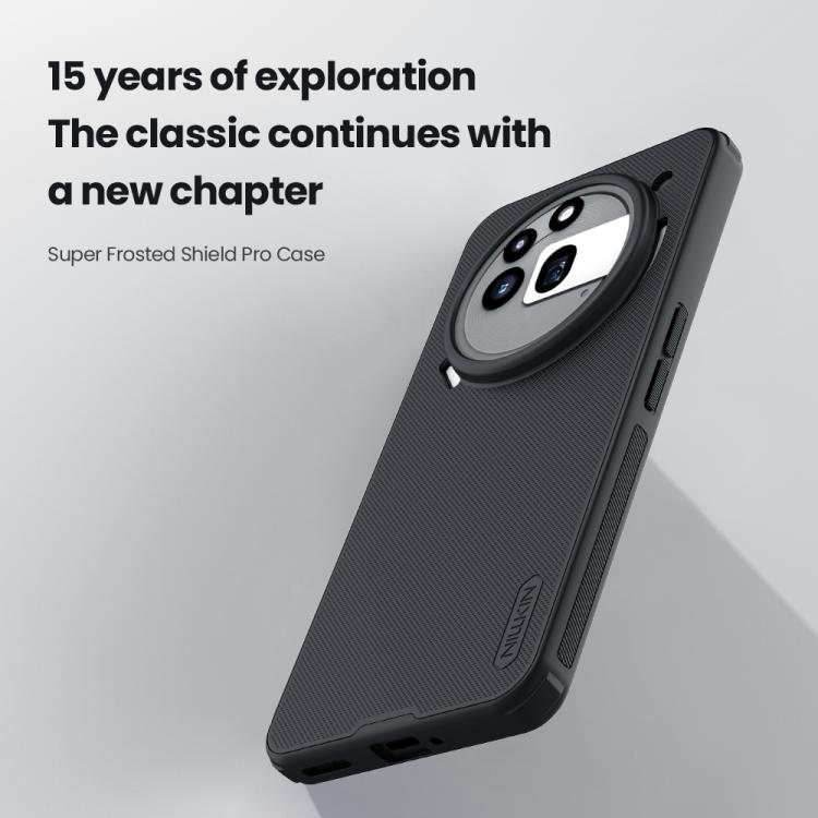 For Nothing Phone 3a Pro NILLKIN Frosted Shield Pro PC + TPU Phone Case(Black) - free shipping - PMc TechLife - Order now!