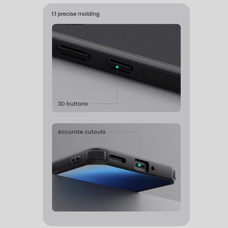 For Nothing Phone 3a NILLKIN Frosted Shield Pro PC + TPU Phone Case(Black) - free shipping - PMc TechLife - Order now!