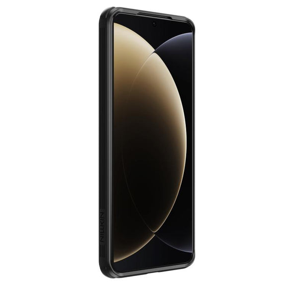 For Xiaomi 15 Ultra NILLKIN Black Mirror Prop CD Texture Mirror Phone Case(Black)
