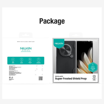 For OPPO Find N5 NILLKIN Frosted Prop PC + TPU MagSafe Magnetic Phone Case(Black) - free shipping - PMC Jewellery - Order now!