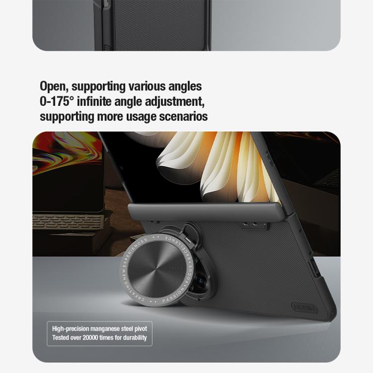 For OPPO Find N5 NILLKIN Frosted Prop PC + TPU MagSafe Magnetic Phone Case(Black) - free shipping - PMC Jewellery - Order now!