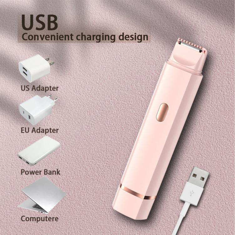 Type-C Double Head Female Private Parts Electric Shaver(Pink) - free shipping - PMC TechLife - Order now!