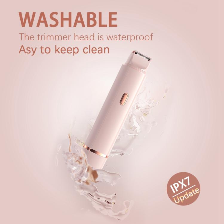Type-C Double Head Female Private Parts Electric Shaver(Pink)
