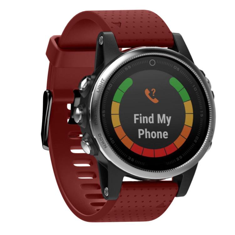 For Garmin QuickFit 20mm Kalebol Dot Texture Silicone Watch Band(Red) - free shipping - PMc TechLife - Order now!