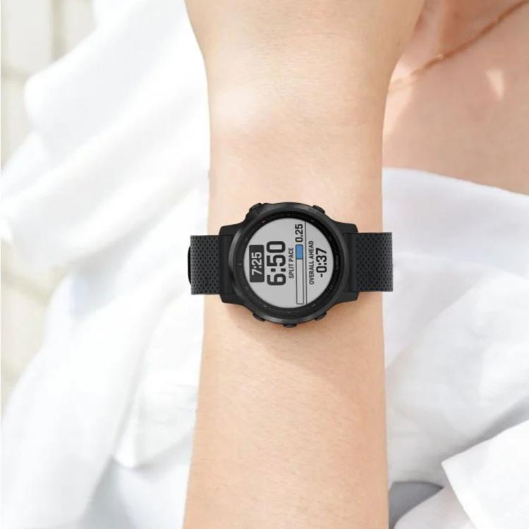 For Garmin QuickFit 20mm Kalebol Dot Texture Silicone Watch Band(White) - Watch Bands by Kalebol | Online Shopping South Africa | PMc TechLife | Buy Now Pay Later Mobicred