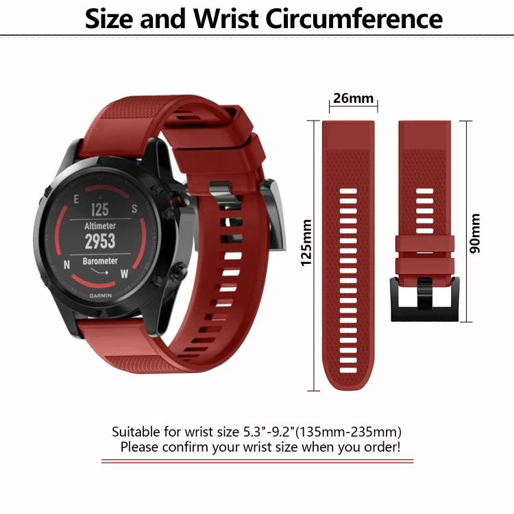 For Garmin QuickFit 22mm Kalebol Triangle Texture Silicone Watch Band(Yellow) - free shipping - PMc TechLife - Order now!