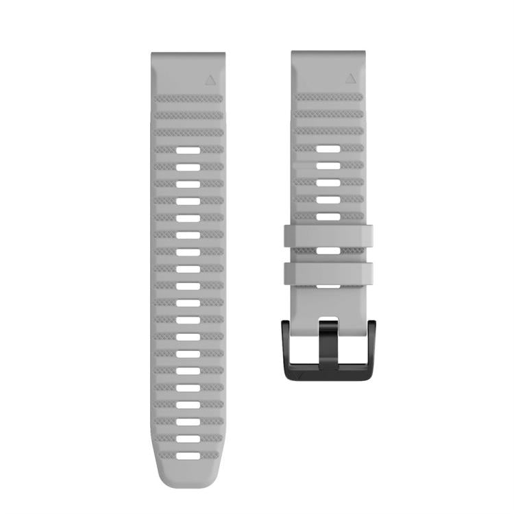 For Garmin QuickFit 26mm Kalebol Concave Texture Silicone Watch Band(Grey) - free shipping - PMc TechLife - Order now!