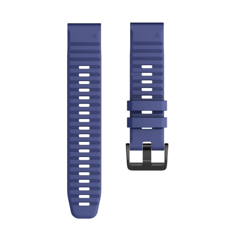 For Garmin QuickFit 26mm Kalebol Concave Texture Silicone Watch Band(Dark Blue) - free shipping - PMc TechLife - Order now!