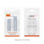 For Garmin QuickFit 22mm Kalebol Concave Texture Silicone Watch Band(White)