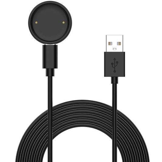 For Amazfit Bip 6 / Active 2 USB-C / Type-C Interface Adapter Split Smart Watch Charging Cable Set, Length: 1m(Black) - Charger by PMC Jewellery | Online Shopping South Africa | PMC Jewellery | Buy Now Pay Later Mobicred