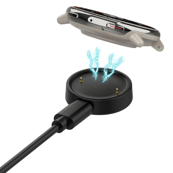 For Amazfit Bip 6 / Active 2 USB-C / Type-C Interface Smart Watch Charging Adapter(Black)
