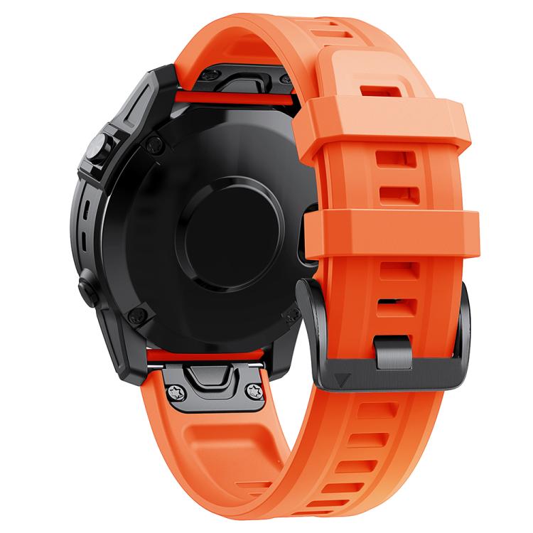 For Garmin QuickFit 20mm Kalebol Ladder Silicone Watch Band(Orange) - free shipping - PMc TechLife - Order now!