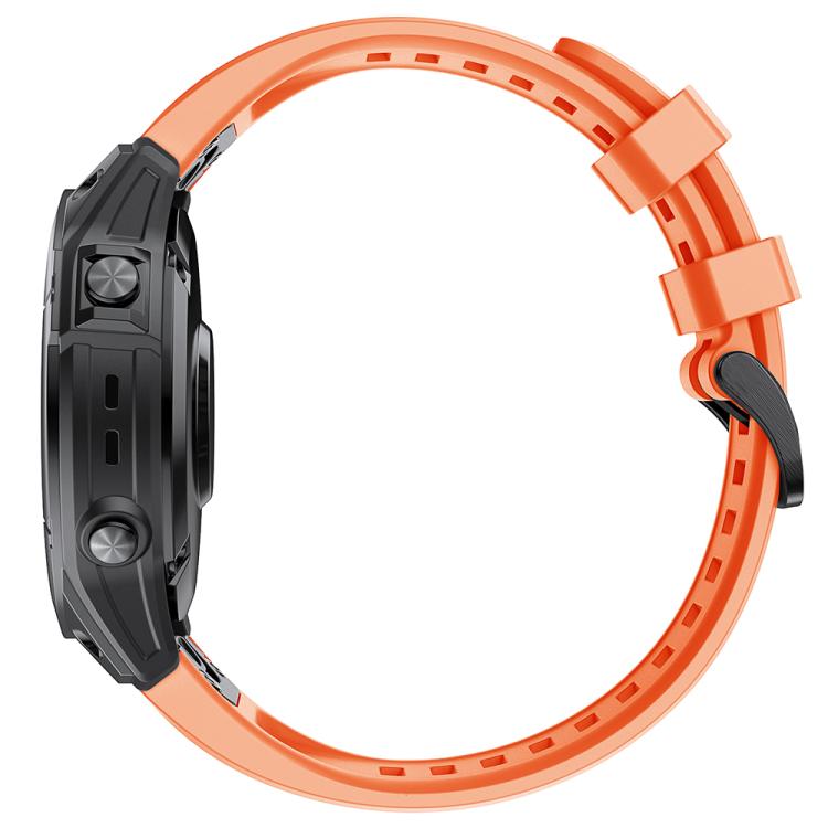 For Garmin QuickFit 20mm Kalebol Ladder Silicone Watch Band(Orange) - free shipping - PMc TechLife - Order now!