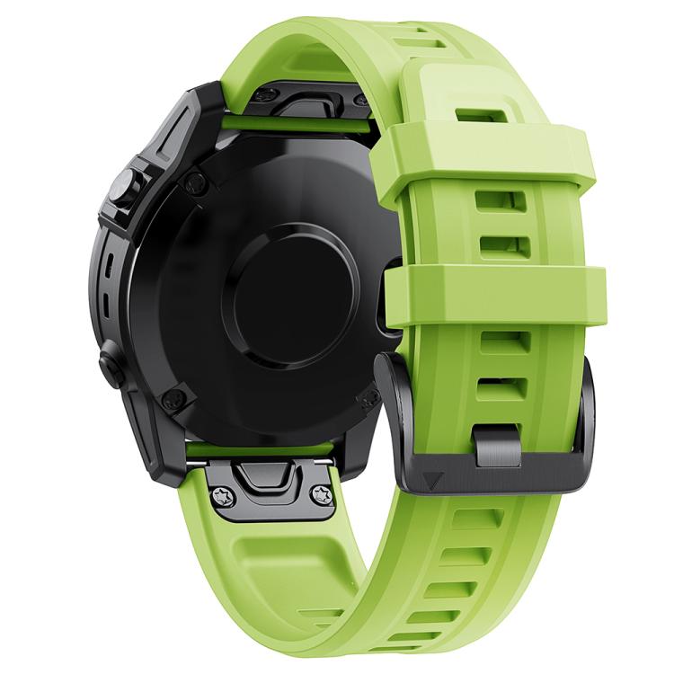 For Garmin QuickFit 20mm Kalebol Ladder Silicone Watch Band(Green) - Watch Bands by Kalebol | Online Shopping South Africa | PMc TechLife | Buy Now Pay Later Mobicred