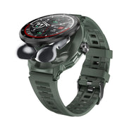 D11 1.46 inch 2 in 1 Bluetooth Earphone Smart Watch, Support Bluetooth Call / NFC / Heart Rate(Green)