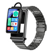 K80 1.57 inch Steel Band IP67 Earphone Detachable Smart Watch, Support Bluetooth Call(Black) - free shipping - PMC TechLife - Order now!