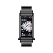 K80 1.57 inch Steel Band IP67 Earphone Detachable Smart Watch, Support Bluetooth Call(Black)