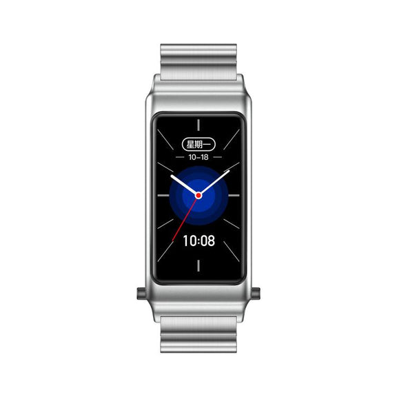 K80 1.57 inch Steel Band IP67 Earphone Detachable Smart Watch, Support Bluetooth Call(Silver)