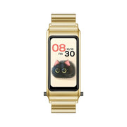 K80 1.57 inch Steel Band IP67 Earphone Detachable Smart Watch, Support Bluetooth Call(Gold)