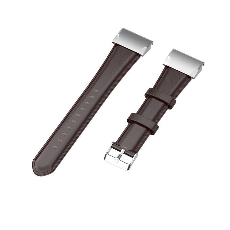 For Garmin QuickFit 22mm Kalebol Waxed Calfskin Leather Watch Band(Coffee) - free shipping - PMc TechLife - Order now!